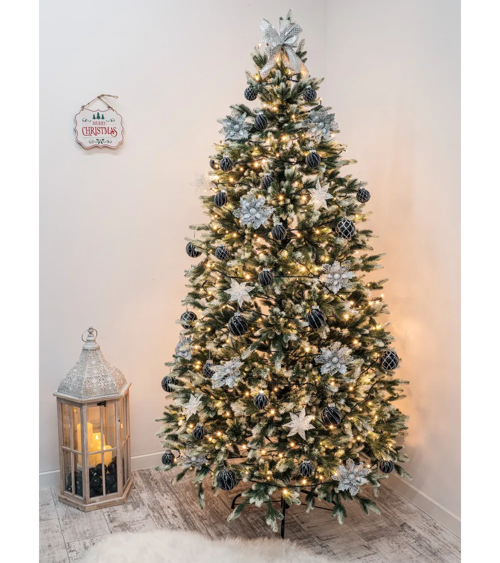 choinka aranżacja oświetlenie 